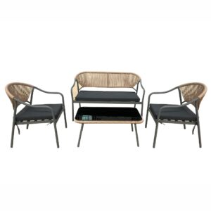 סט ריהוט גן- פינת ישיבה דגם כרמל דו