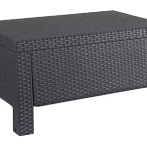 שולחן קורפו סטורג' - אפור כהה