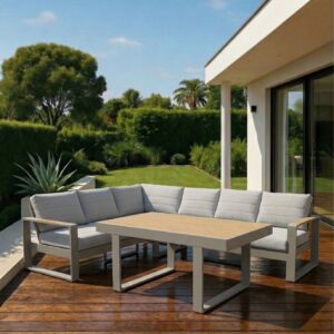 סט ריהוט גן- פינת ישיבה דגם גבע פינתי