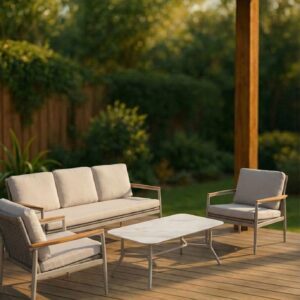 סט ריהוט גן- פינת ישיבה דגם ציון תלת