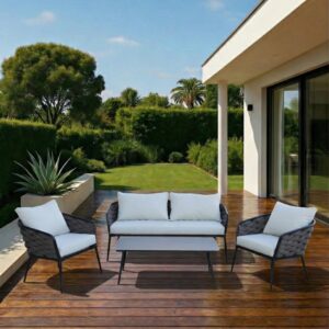 סט ריהוט גן- פינת ישיבה דגם בנטל