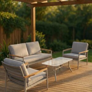 סט ריהוט גן- פינת ישיבה דגם ציון דו