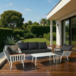 סט ריהוט גן- פינת ישיבה דגם בארי תלת