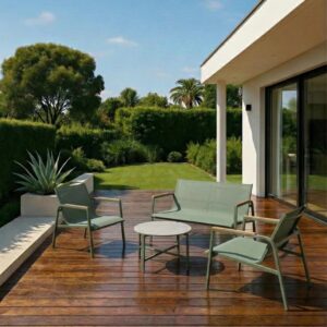 סט ריהוט גן- פינת ישיבה דגם חרמון דו