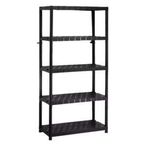 סט 5 מדפים 18″ סיגמא - שחור