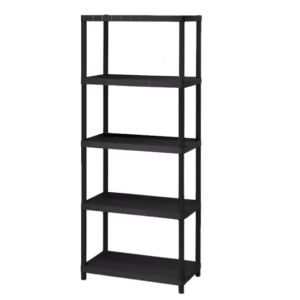 סט 5 מדפי 15″ סיגמא - שחור